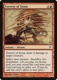 Torrent of Stone - Betrayers of Kamigawa - Magic: The Gathering card