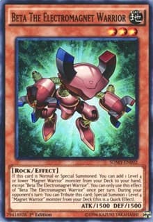 Beta The Electromagnet Warrior - Structure Deck: Yugi Muto - YuGiOh card