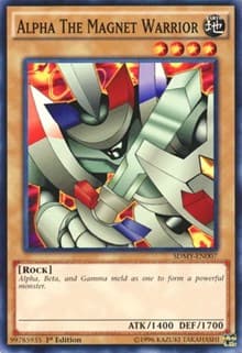 Alpha The Magnet Warrior - Structure Deck: Yugi Muto - YuGiOh card