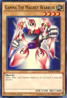 Gamma The Magnet Warrior - Structure Deck: Yugi Muto - YuGiOh card