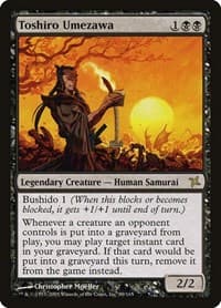 Toshiro Umezawa - Betrayers of Kamigawa - Magic: The Gathering card