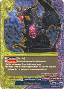 Darkness Rune - Annihilate! Great Demonic Dragon!! - Future Card BuddyFight card