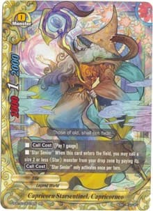 Capricorn Starsentinel, Capricorneo - Annihilate! Great Demonic Dragon!! - Future Card BuddyFight card