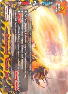 Demongodol, "Gordric Jolt!" - Annihilate! Great Demonic Dragon!! - Future Card BuddyFight card