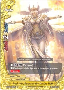 Valkyrie, Eruroon the Divine Will - Annihilate! Great Demonic Dragon!! - Future Card BuddyFight card