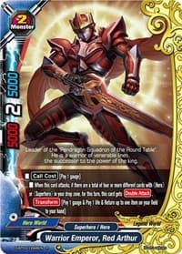 Warrior Emperor, Red Arthur - Annihilate! Great Demonic Dragon!! - Future Card BuddyFight card