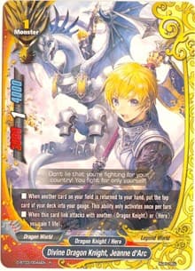 Divine Dragon Knight, Jeanne d'Arc - Annihilate! Great Demonic Dragon!! - Future Card BuddyFight card