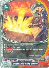 Dragon Spell, Hiding Bomber - Annihilate! Great Demonic Dragon!! - Future Card BuddyFight card
