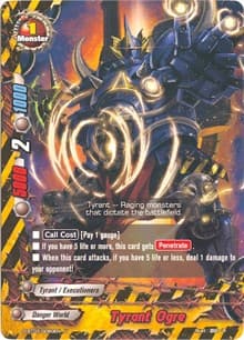 Tyrant Ogre - Annihilate! Great Demonic Dragon!! - Future Card BuddyFight card