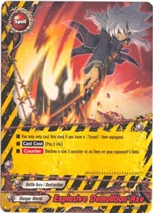 Explosive Demolition Axe - Annihilate! Great Demonic Dragon!! - Future Card BuddyFight card