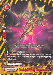 Dead Spirit Staff, Dangeroustick - Annihilate! Great Demonic Dragon!! - Future Card BuddyFight card