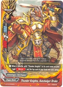 Thunder Knights, Katzbalger Drake - Annihilate! Great Demonic Dragon!! - Future Card BuddyFight card