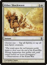 Aether Shockwave - Saviors of Kamigawa - Magic: The Gathering card