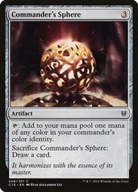 Commander's Sphere - Commander 2016 - Magic: The Gathering card