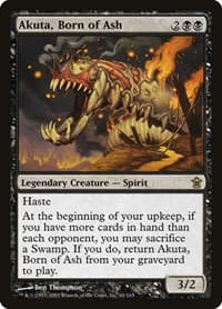 Akuta, Born of Ash - Saviors of Kamigawa - Magic: The Gathering card