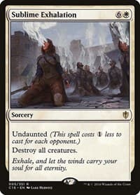 Sublime Exhalation - Commander 2016 - Magic: The Gathering card