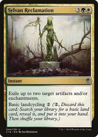 Sylvan Reclamation - Commander 2016 - Magic: The Gathering card