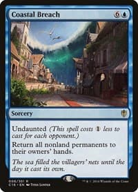 Coastal Breach - Commander 2016 - Magic: The Gathering card
