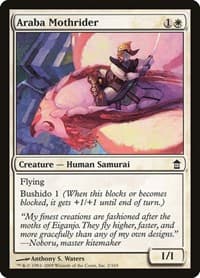 Araba Mothrider - Saviors of Kamigawa - Magic: The Gathering card