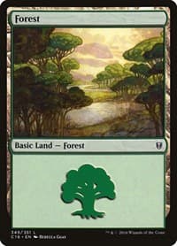 Forest (349) - Commander 2016 - Magic: The Gathering card