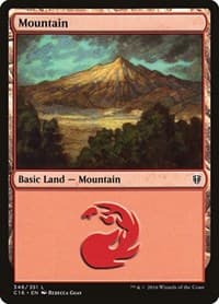 Mountain (346) - Commander 2016 - Magic: The Gathering card
