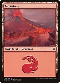 Mountain (348) - Commander 2016 - Magic: The Gathering card