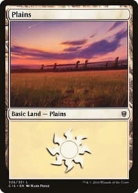 Plains (338) - Commander 2016 - Magic: The Gathering card