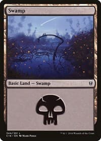 Swamp (344) - Commander 2016 - Magic: The Gathering card
