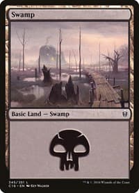 Swamp (345) - Commander 2016 - Magic: The Gathering card