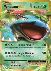 Venusaur EX - XY - Evolutions - Pokemon card