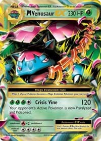 M Venusaur EX - XY - Evolutions - Pokemon card