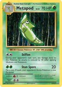 Metapod - XY - Evolutions - Pokemon card