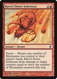 Barrel Down Sokenzan - Saviors of Kamigawa - Magic: The Gathering card
