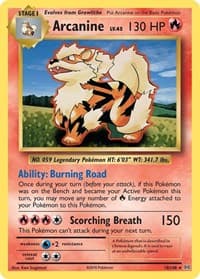 Arcanine - XY - Evolutions - Pokemon card