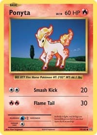 Ponyta - XY - Evolutions - Pokemon card