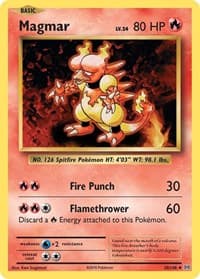 Magmar - XY - Evolutions - Pokemon card