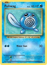 Poliwag - XY - Evolutions - Pokemon card