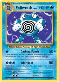Poliwrath - XY - Evolutions - Pokemon card