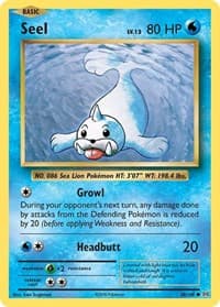 Seel - XY - Evolutions - Pokemon card