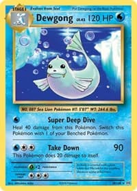 Dewgong - XY - Evolutions - Pokemon card