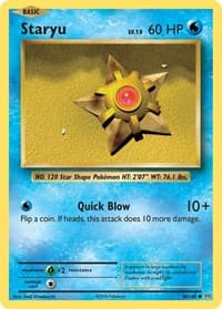 Staryu - XY - Evolutions - Pokemon card