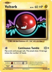 Voltorb - XY - Evolutions - Pokemon card