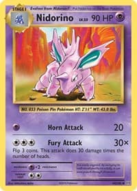 Nidorino - XY - Evolutions - Pokemon card