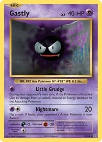 Gastly - XY - Evolutions - Pokemon card