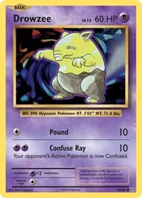 Drowzee - XY - Evolutions - Pokemon card