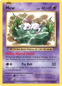 Mew - XY - Evolutions - Pokemon card