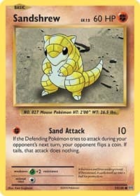Sandshrew - XY - Evolutions - Pokemon card