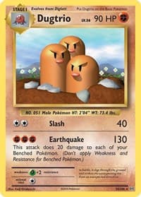 Dugtrio - XY - Evolutions - Pokemon card