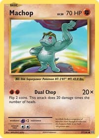 Machop - XY - Evolutions - Pokemon card
