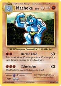 Machoke - XY - Evolutions - Pokemon card